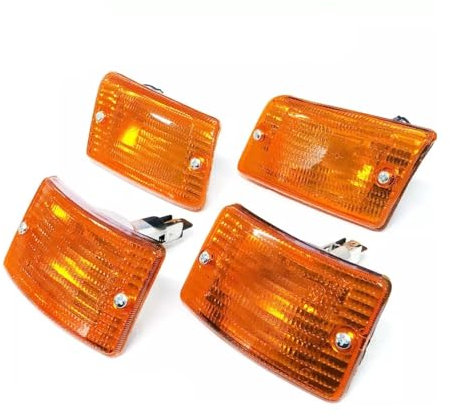 Blinker-Set vorne und hinten rechts + links, kompatibel mit Vespa PK 50 XL V HP
