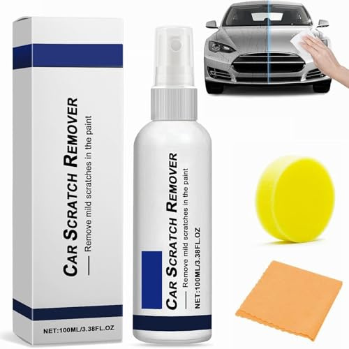 Reparador Arañazos Coche, 100 ml Quita Arañazos Coche,2025 Car Scratch Remover Set,Repara Rayones de Automóviles,para Limpieza de Eliminación de Rayones de Pintura de Automóviles