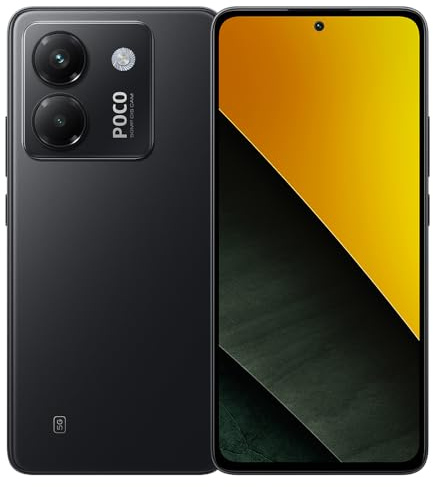 XIAOMI Poco M7 Pro 5G NFC Smartphone, 12 GB + 512 GB, 120 Hz, Akkukapazität 5110 mAh, Schwarz, 6,67 Zoll AMOLED-Display, Auflösung 1080 x 2400 Pixel, 50 MP AI Hauptkamera, ohne Ladegerät