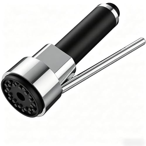 Douchette Cuisine Robinet D’évier Extractible Chromé, G1/2 avec Stop Eau | Universel Tête Pulvérisation pour Bec Cuisinière Moderne Mitigeur Salle De Bain Tête de Pulvérisation Anti-éclaboussures