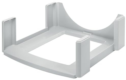 Leitz Stapelmodul für Leitz Plus Briefkorbsystem, 6er Pack, Hellgrau, Plus Serie, 52910085
