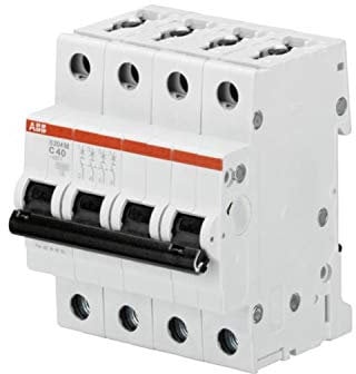 ABB S200M Leitungsschutzschalter Typ C, 4-polig 40A System Pro M Compact DIN-Schienen-Montage
