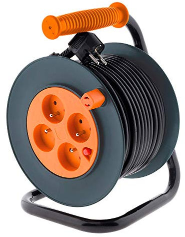 Zenitech– Spule mit 4 Steckdosen, 16 A – 3G1,5 mm² Kabel – 20 m