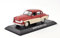 DieCast Metall Modellauto 1:43 DDR Wartburg 312 Limousine rot creme