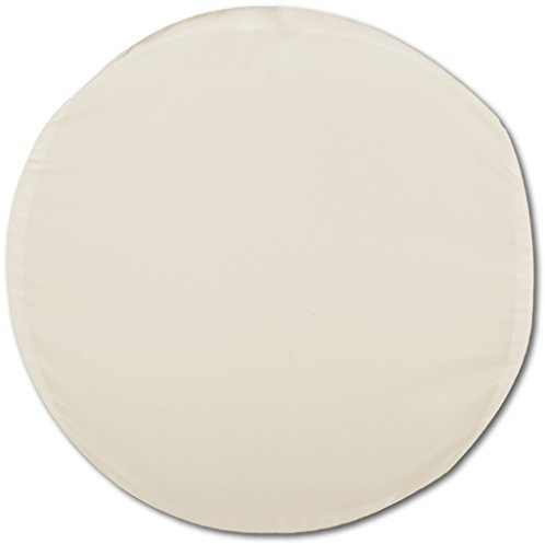 Bestlivings Kissenhülle Ellen in über 100 vers. Größen und Farben, Kissenbezug Dekokissen, Serie: Ellen, Auswahl: 40cm Ø Bezug, Farbe: beige - Creme
