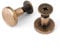 Rivetti Filettati Bronzo, 20 Pezzi Rivetti a Vite per Pelle Cuoio Artigianale, Viti a Testa Piatta Filettate in Ottone Resistente Rivetto per Unghie Leathercraft Riparazione Forniture(8mm)