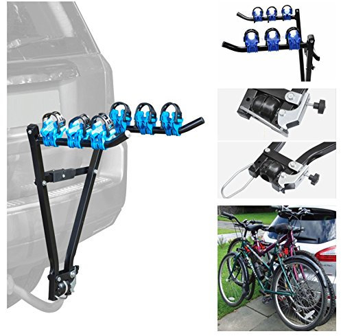 UKB4C PT Cruiser 2000-2010 3 Bike Carrier Rear Towbar Towball Mount Rack