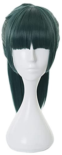 HIROAKIYA Maki Zenin Wig, Maki Zenin Cosplay Wig Clip Ponytail with Wig Cap
