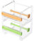 Molshine 2 Stück Washi-Tape-Abroller,Klebebandspender Rollband-Halterung,Organizer,Abdeckband,Tischband,Heimwerker-Klebeband,Klebeband-Halterung(Gelb/Grün)