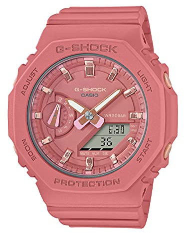 CASIO GMA-S2100-4A2ER Montre Femmes - Quartz - Analogique - Digital - Bracelet plastique - Rose