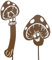 KRONLY 2 x lustige Pilze Gartenstecker aus Metall Roststecker wetterfest Gartendeko Fliegenpilz Outdoor