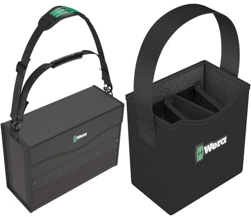 Wera 05004357001 2go 2 XL Werkzeug-Container & 2go 4 Köcher, 165 x 105 mm, 1 Stück, 05004353001