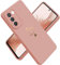 Paitech Coque pour Samsung S23 5G avec Protection Caméra, Etui Housse de Haute Qualité TPU Silicone Mince Souple Anti-Rayures Antichoc Case pour Samsung Galaxy S23 avec Coeur d'amour Lovely, Rose