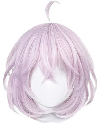 CHALKSEA Senju Kawaragi Perücke Cosplay Rosa Kurze Haare Perücke Anime Kostüm Mit Perücke Kappe, Gut Für Halloween-Party, Anime-Geschenk