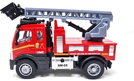PLAYJOCS GT-8150 CAMION UME Pompieri. Auto in metallo e plastica, giocattolo per bambini.
