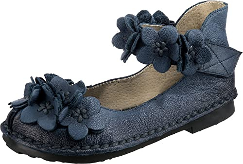 Laura Vita Hocobio Damenschuhe Ballerinas Spangenballerina Schwarz Freizeit