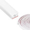 Zayejod 15M D-Shape Rubber Weather Stripping Door Seal Strip,Rubber Self-Adhesive Backing Door Windows Weatherstripping Soundproofing for Door Frame Insulation Large Gap,White