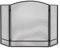 TANGZON 3 Panel Foldable Fire Screen, Metal Spark Fire Guard with Leaves Pattern, Indoor Outdoor Freestanding Safety Fireplace Fence for Coal Firing, Stoves and Grills (No Pattern, 123 x 74cm)