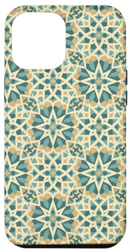 Hülle für iPhone 12 Pro Max Marokkanische Fliesen Arabisch Orientalisches Muster Blumen
