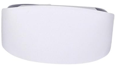 Fenteer Scrubs Cap Stillmütze Head Cove Krankenhaushut mit Knöpfen Krankenschwestermütze Krankenschwestermütze Kostüm für Beauty Center Frauen Haustierpflege, Weiß