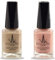 (2Pcs Set) Henna Infused Halal Nail Polish Water Permeable Nail Polish Wudhu and Vegan Friendly Long lasting Shiny Nail polish (Rose Gold + Pink Rose)