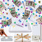 JINSTABAG Überraschung Geschenkbox für Geld, DIY Einzigartige Faltbare Hüpfende Geschenkboxen mit Konfetti, Überraschung Geschenkbox Explosion für Geburtstag, Jahrestag, Valentinstag (Weiß)