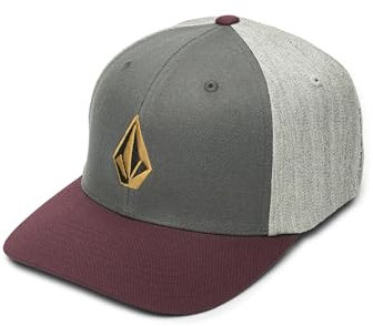 Volcom Herren Full Stone Flexfit Mütze, Merlot, SMALL