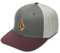 Volcom Herren Full Stone Flexfit Mütze, Merlot, SMALL