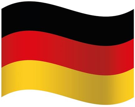 EM Fanartikel Magnet Flagge Fahne für Auto Deko Alle Länder verschiedene Größen (Deutschland, Mini (4er Pack - 8x12cm))