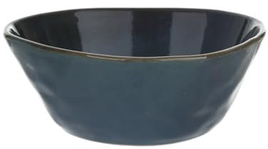 Arca Insalatiera blu 17x14x6,5 cm in ceramica