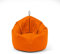Nadimaideal Sitzsack 2 in1 Funktionen für Kinder, Teenager & Erwachsene | Indoor & Outdoor | Gaming Sitzsack -Komfortabler Beanbag | Füllung EPS Perlen (Orange, XL -Durchmesser: 135 cm)