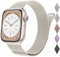 Compatibile con Apple Watch Cinturino da 38 mm, 40 mm, 41 mm, 42 mm, per donne e uomini, magnetico, in acciaio inox, per iWatch Serie 10, 9, 8, 7, 6, 5, 4, 3, 2, 1 SE, luce stellata