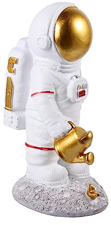 HOLIDYOYO Spaceman Statue Als Dekorative Raumfahrtfigur Für Kinderzimmer Und Kreative Skulptur Als Für Weltraumliebhaber Für Moderne Wohnräume Und Schreibtisch-deko