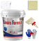 Louis Forest Epoxy Revêtement de sol brillant effet marbre – Peinture de sol époxy imperméable à l'eau – Peinture de sol de garage – Peinture pour sol en béton (beige, 0,5 kg)