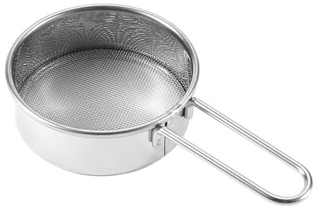 Stainless Steel Round Flour Sieves, Fine Mesh Icing Sugar Shaker Shaker Design, Hanging Design Shaker Duster, Flour Sieves for All Purposes, Vintage Hand Strainers and