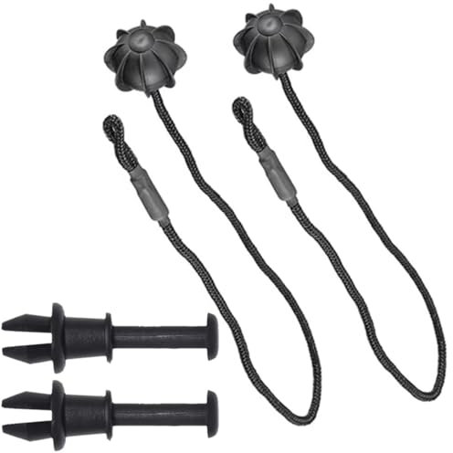 GLILAR Halteband Hutablage Kompatibel Mit Seat Für MII 2012 2013 2014 2015 2016 2017 2018 2019 2020 Auto-hintere Hutablage Schnurhalter Nietklammern 1K6863447A