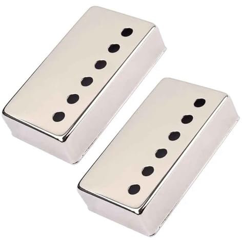 Cache micro pour guitare électrique Humbucker nickelé pour pièces LP/SG