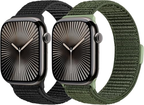 YONGBB Compatible avec Apple Watch Bracelet 38mm 40mm 41mm 42mm 44mm 45mm 46mm 49mm Bracelets pour iWatch Series 11 10 9 8 7 6 5 4 3 SE Ultra 3 2 1