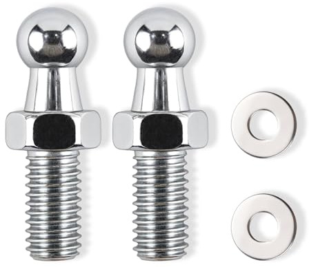 fKiZanthene Vite otturatore M8 con testa sferica, bullone a sfera in acciaio inox per molle e fissaggi, parte di montaggio per officina casa e garage