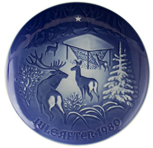 BING&GRONDAHL PIATTO DI NATALE 1980 ORIGINALE PORCELLANA PRIMA SCELTA
