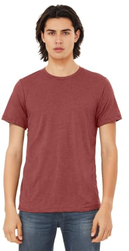 Canvas 3413C Mens Howard Tri-Blend T-Shirt - Clay Triblend - S (US)