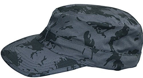 CN Outdoor Army Cap BDU Cap Sommer Rip Stop Russian Night Camo (L)