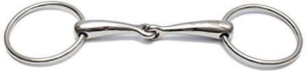 Huxlay Bros HB Pro Hollow Mouth Loose Ring Snaffle Bit, 1003, 5.0