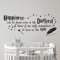 Adesivo da parete Happiness can be Found Even in the Darkest of Times con citazione Happiness can be Found even in the Darkest of Times vinile per camera da letto, casa