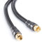 inakustik 10038016 Cavo antenna coassiale deluxe (FPlug), progettato specificamente per i requisiti dei formati TV ad alta risoluzione (HDTV), 1,6 m, 100 dB, tripla schermatura, conduttore