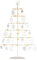 Nipach GmbH 25 LED Dekobaum Metall Baum mit Anhängern Lichterbaum weiß 42 cm hoch Batterie IP20 Weihnachtsbeleuchtung Weihnachtsdeko Lichterdeko Xmas