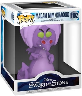 Funko Pop! Disney: Sits - 6 Madam Mim As Dragon - 1/6 Quote Für Seltene Chase-Variantease - Sword in The Stone - Vinyl-Sammelfigur - Geschenkidee - Offizielle Handelswaren - Movies Fans