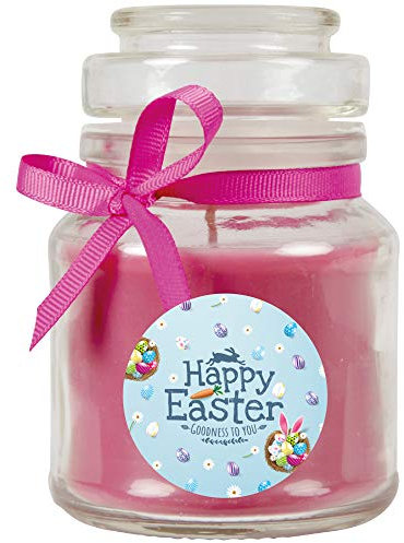 Duftkerze im Glas - Ostern Lila - Bonbon 120gr (30h)