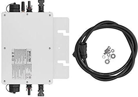 700W Micro Onduleur Solaire Convertisseur Connecté au Réseau Compteur Haute Précision Intégré pour Un Suivi Maximal des Points de Puissance Identification Automatique 120 / 230V