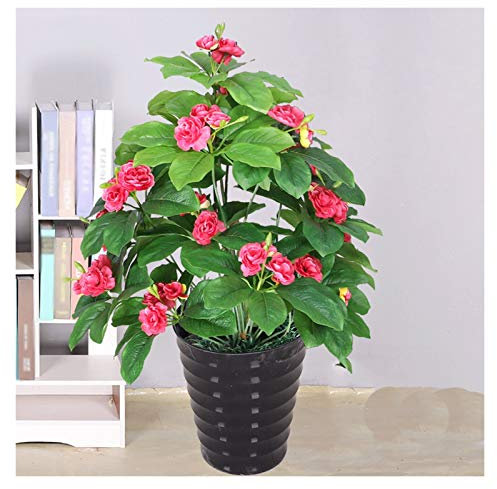 Künstlicher bonsai Künstliche Kumquat-/Kamelienpflanze, 68,6 cm, künstliche Topfpflanzen, verwendet for Innen- und Außenlandschaften, perfekter künstlicher Baum Kunstbonsai ( Color : Artificial camell